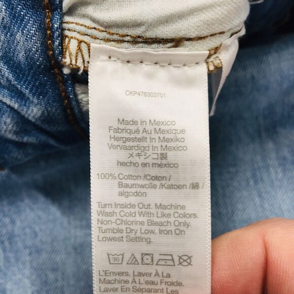 MADEWELL 90s Straight Jean Men 32(34x32) Faded Light Wash Blue Coastal Cowboy - Picture 13 of 16